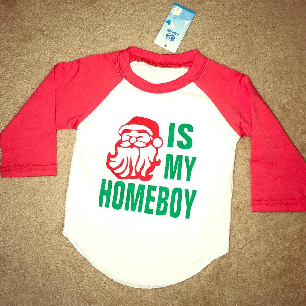 A toddler Christmas shirt
